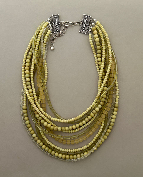 Lemon Jade Statement Necklace